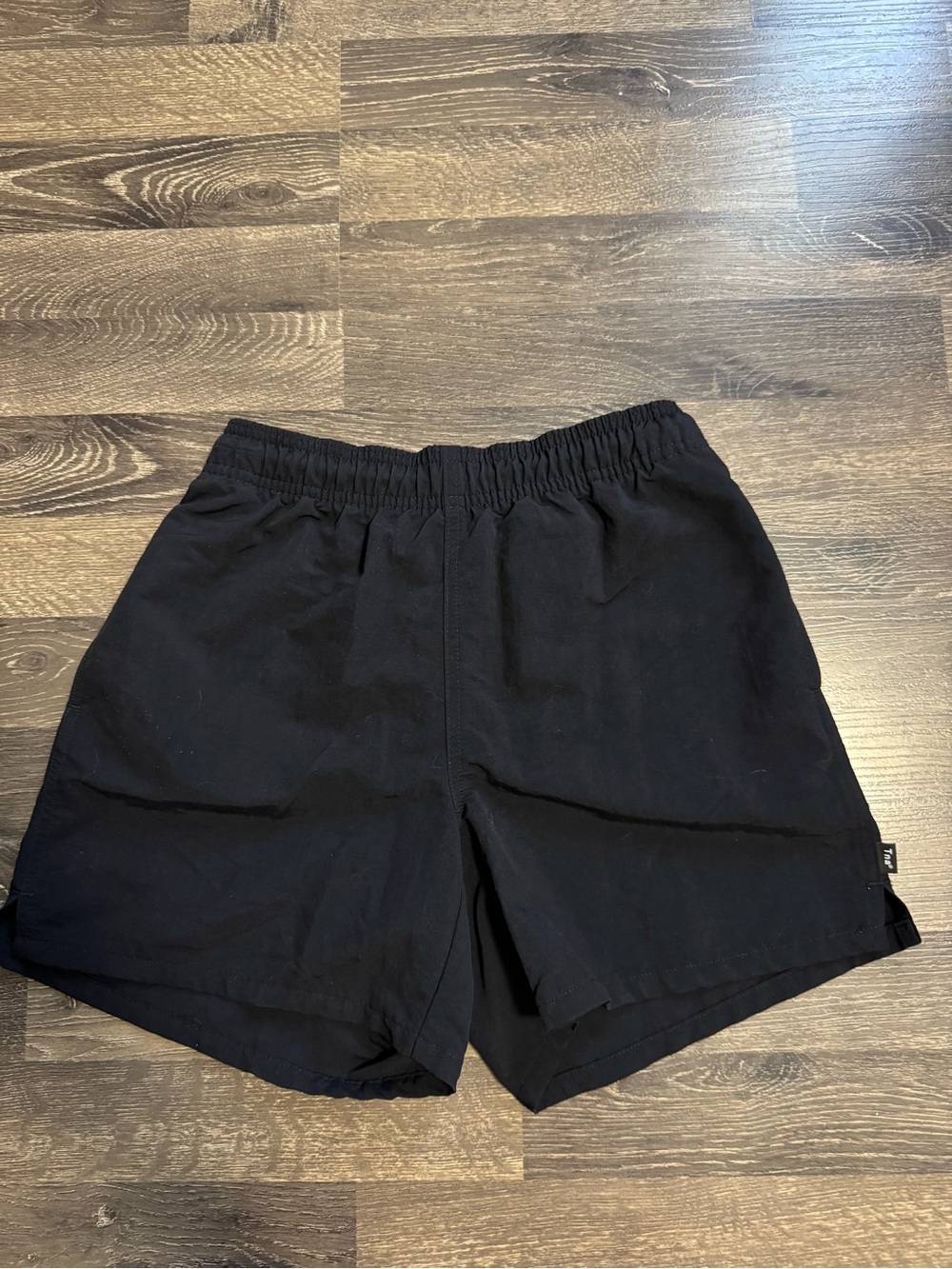 TNA Aritzia Black Elastic Waist athletic Shorts